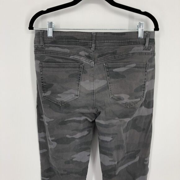 Democracy "Ab"solution Pants Womens 6 Camo Skinny Stretch Zipper Pockets Casual - Picture 6 of 15